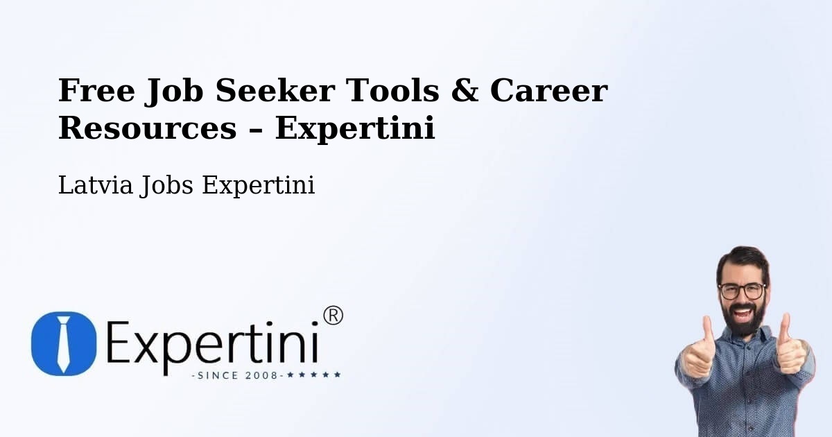 Free Job Seeker Tools & Career Resources – Piltene - Piltene, Latvia Jobs Expertini